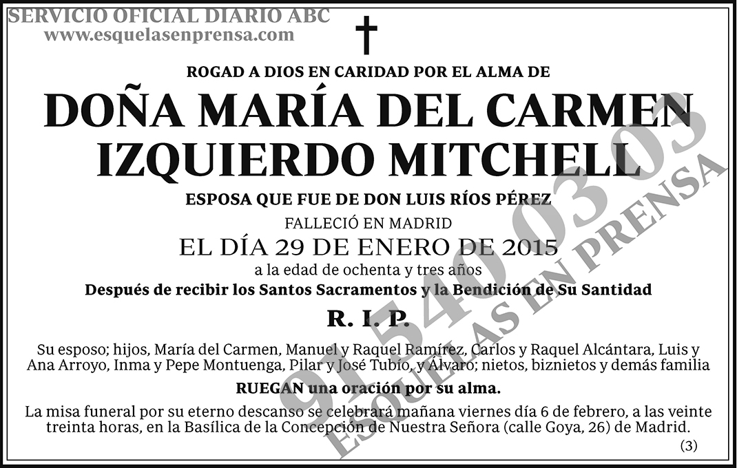 María del Carmen Izquierdo Mitchell